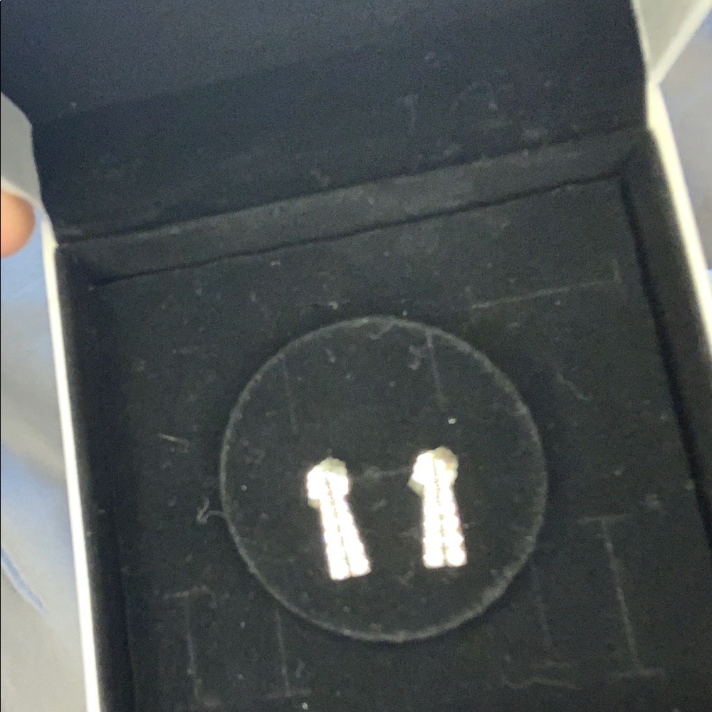 Pandora Sparkling Drop Earring - image 3